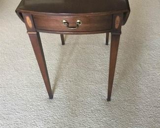 Drexel Bi-Centennial walnut Drop Leaf Table https://ctbids.com/#!/description/share/171532