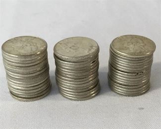 U.S. Silver Quarters Vintage 49 Piece https://ctbids.com/#!/description/share/171533