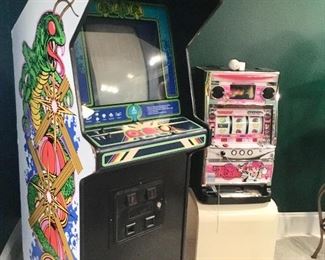 Vintage Atari Centipede arcade game