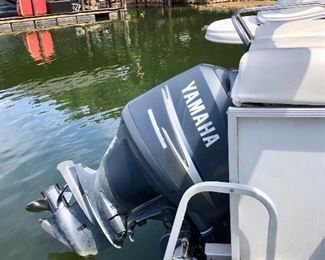 2007 Crest Caribbean Pontoon Boat. Outboard Yamaha F150TXR 4- Stroke Series.