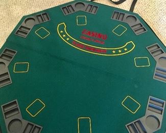 Portable game table-top (transforms a regular surface into a playing table)