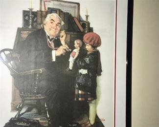 Norman Rockwell framed print