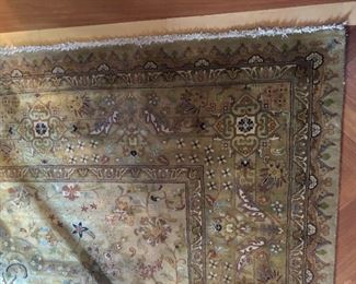 Hand knotted rug 