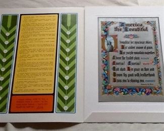 Several SID SOLOMON -ST. LOUIS BLUES LARGE CHRISTMAS CARDS 1960’s-1970’s Rare Collectibles
