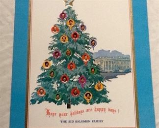 Several SID SOLOMON -ST. LOUIS BLUES LARGE CHRISTMAS CARDS 1960’s-1970’s Rare Collectibles