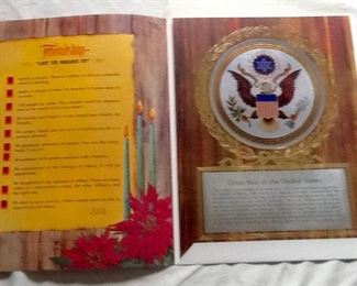 Several SID SOLOMON -ST. LOUIS BLUES LARGE CHRISTMAS CARDS 1960’s-1970’s Rare Collectibles