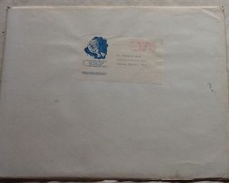 Several SID SOLOMON -ST. LOUIS BLUES LARGE CHRISTMAS CARDS 1960’s-1970’s Rare Collectibles