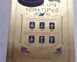 Several SID SOLOMON -ST. LOUIS BLUES LARGE CHRISTMAS CARDS 1960’s-1970’s Rare Collectibles