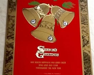 Several SID SOLOMON -ST. LOUIS BLUES LARGE CHRISTMAS CARDS 1960’s-1970’s Rare Collectibles