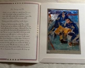 Several SID SOLOMON -ST. LOUIS BLUES LARGE CHRISTMAS CARDS 1960’s-1970’s Rare Collectibles