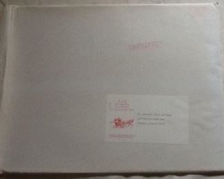 Several SID SOLOMON -ST. LOUIS BLUES LARGE CHRISTMAS CARDS 1960’s-1970’s Rare Collectibles