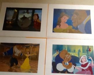 Disney Beauty & The Beast Foursome of Prints