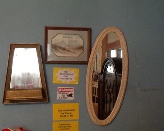 Unique Mirrors & Footprint Print