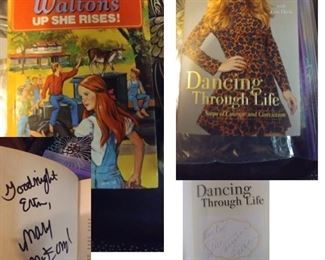 So Many Autographed Books! Mary McDonough and Candace Cameron Bure