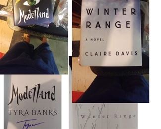 So Many Autographed Books! Tyra Banks and Claire Davis