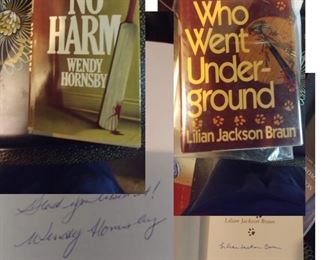 So Many Autographed Books! Wendy Hornsby and Lilian Jackson Braun