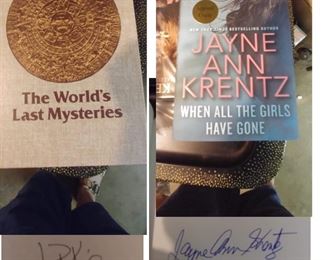 So Many Autographed Books! LR Kip and Jayne Ann Krentz