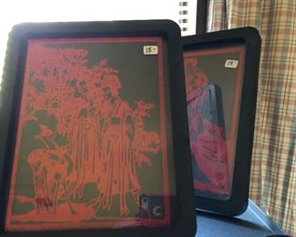 Asian Paper Cut Out Art