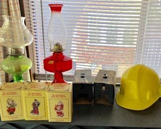 Oil Lamps, Hard Hats