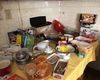 Kitchen Stuff, Lustre Dishes and More