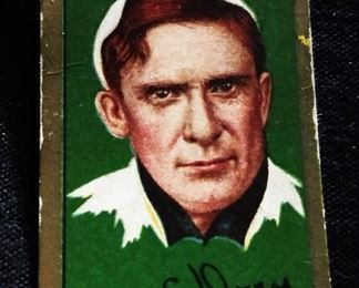 Antique Hassan Tobacco Baseball Trading Card- Charles S. Dooin (Philadelphia Nationals)