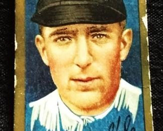 Antique Hassan Tobacco Baseball Trading Card- Fred Merkle (New York Giants)