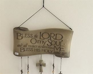 Indoor Chime wall hanging piece.