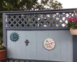 Sampling of the wall yard art on deck.