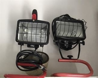 Two spot lights in working condition and like new.