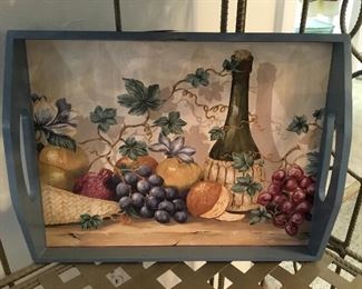 Beautiful Wine & Cheese Tray. All you need is the Wine & Cheese and a Park Bench. Perfect for any evening.