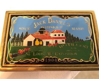 Vintage Jack Daniels Belt Buckle. Solid Brass 507