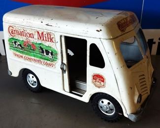 1955 Tonka Carnation Milk Metal Toy Truck