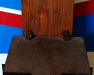 Vintage Wood Salt Box