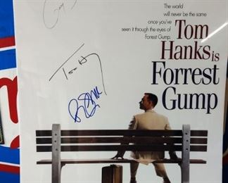 "Forrest Gump" Movie Poster- Note*Autographs have not been verified