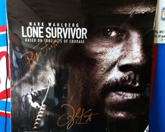 "Lone Survivor" Movie Poster- Note*Autographs have not been verified
