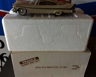 1958 Plymouth Fury Model Car with Original Box