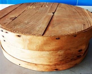 Vintage Cheese Wheel Box