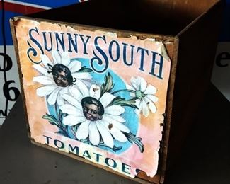 Vintage "Sunny South Tomatoes" Crate