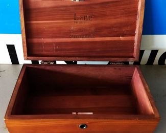 Lane Salesman Sample Cedar Letter Box