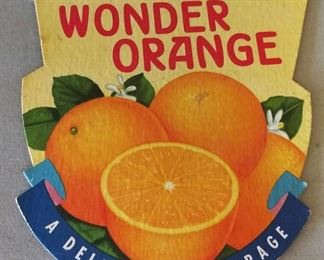 Original 1940s Wonder Orange Light Pull