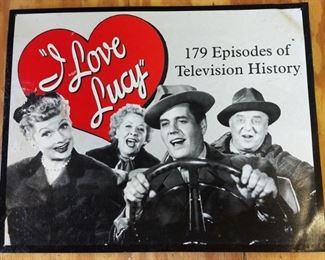"I Love Lucy" Tin Sign