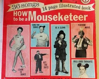 Vintage "How to Be a Mouseketeer" Album