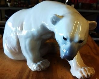 Vintage B&G Copenhagen Porcelain Polar Bear