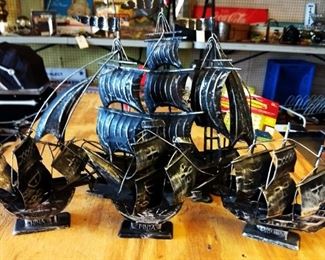 Tin "Nina, Pinta, Santa Maria" Ships