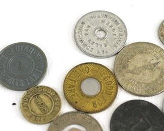 bus and train tokens