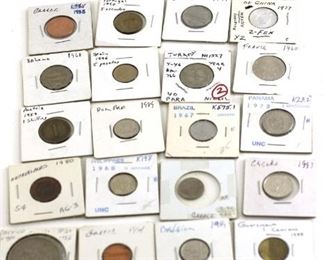 lot of collectible coins