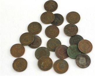 lot of Indian Head Pennies
