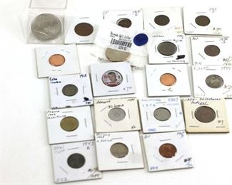 lot of collectible coins