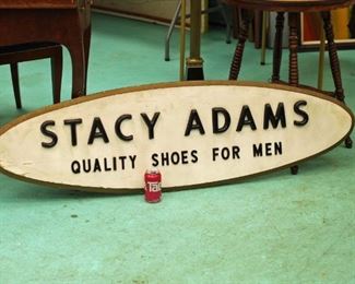 Stacy Adams Shoe Store Advertising Sign