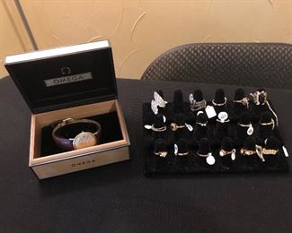 Omega Watch
Rings